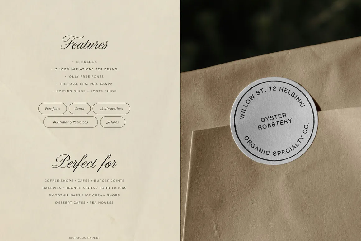 Café & Bakery Logos