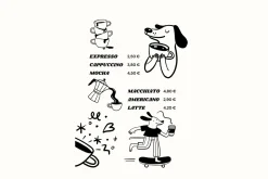 Café & Coffee Line Art Illustrations