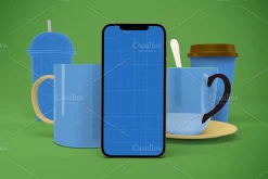 Cafe iPhone Mockup