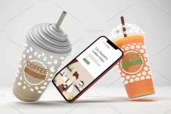 Cafe iPhone Mockup