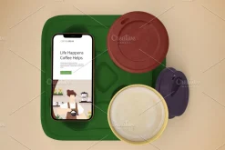 Cafe iPhone Mockup