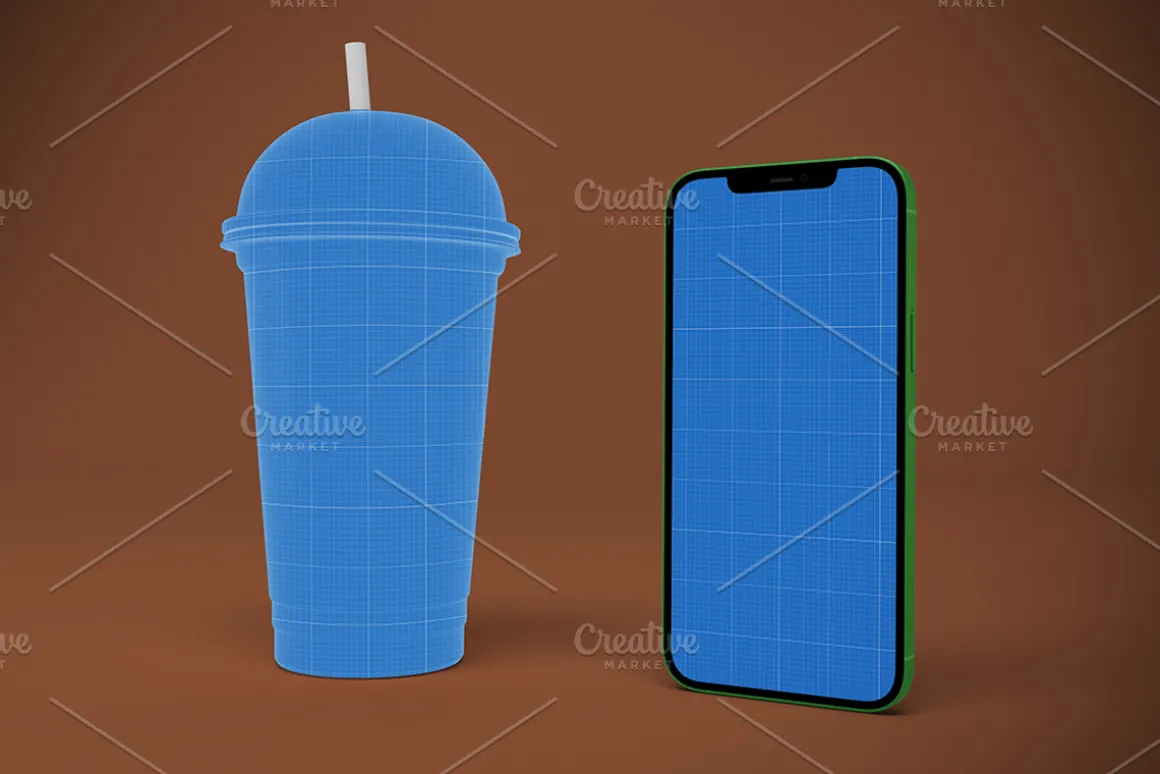 Cafe iPhone Mockup