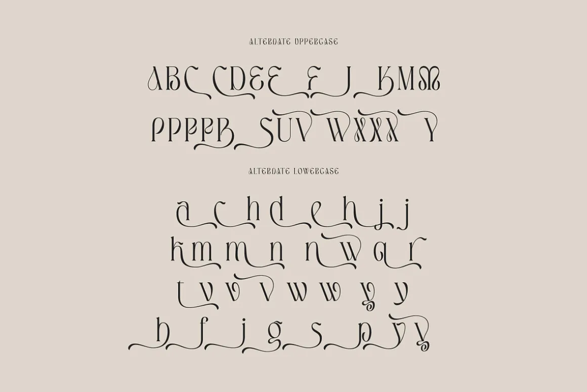 Caferinam Deco & Elegant Serif