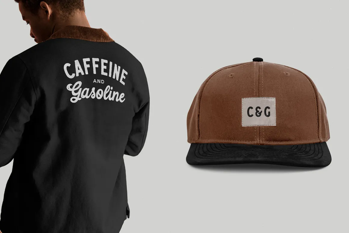 Caffeine & Gasoline Fonts + Extras