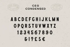 Caffeine & Gasoline Fonts + Extras