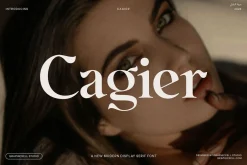 Cagier - Elegant Display Font