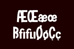 Cake Brokes - Food Font