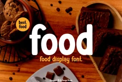 Cake Brokes - Food Font