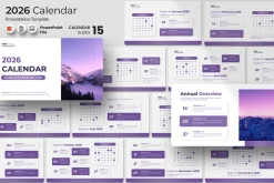 2026 Calendar - PowerPoint Template
