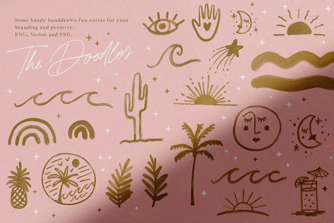 California Palms Fonts & Graphics