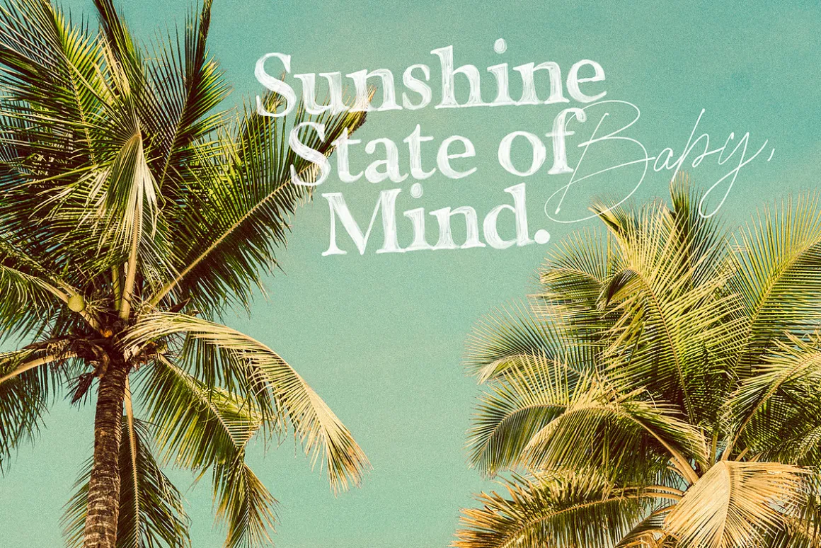 California Palms Fonts & Graphics