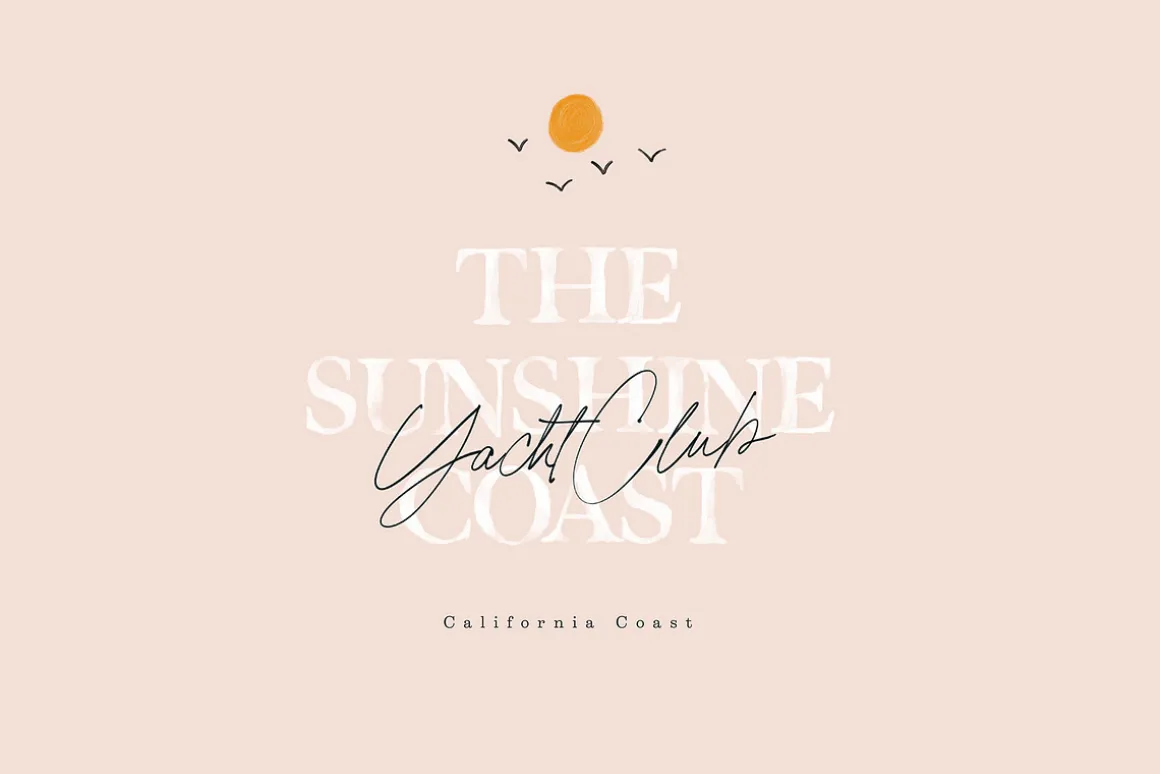 California Palms Fonts & Graphics