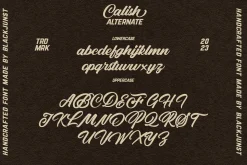 Calish Script