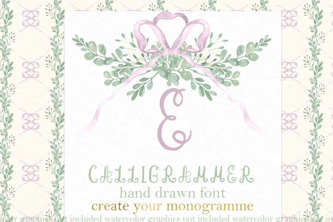 Calligrammer Monogram Calligraphy