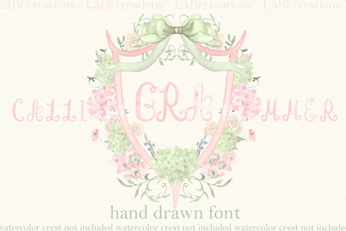 Calligrammer Monogram Calligraphy