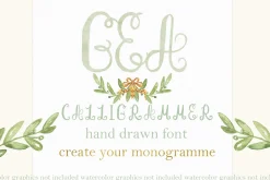 Calligrammer Monogram Calligraphy