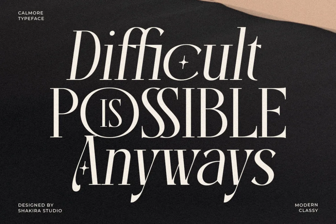 Calmore - Modern Elegant Serif