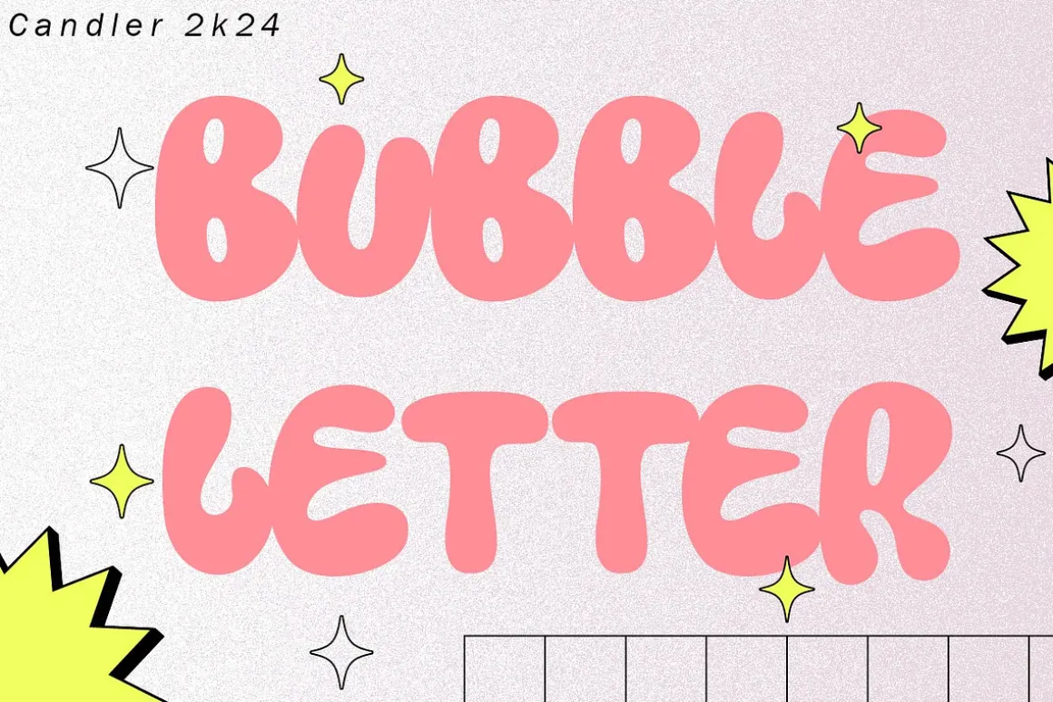 Candler - Cute Bubble Font