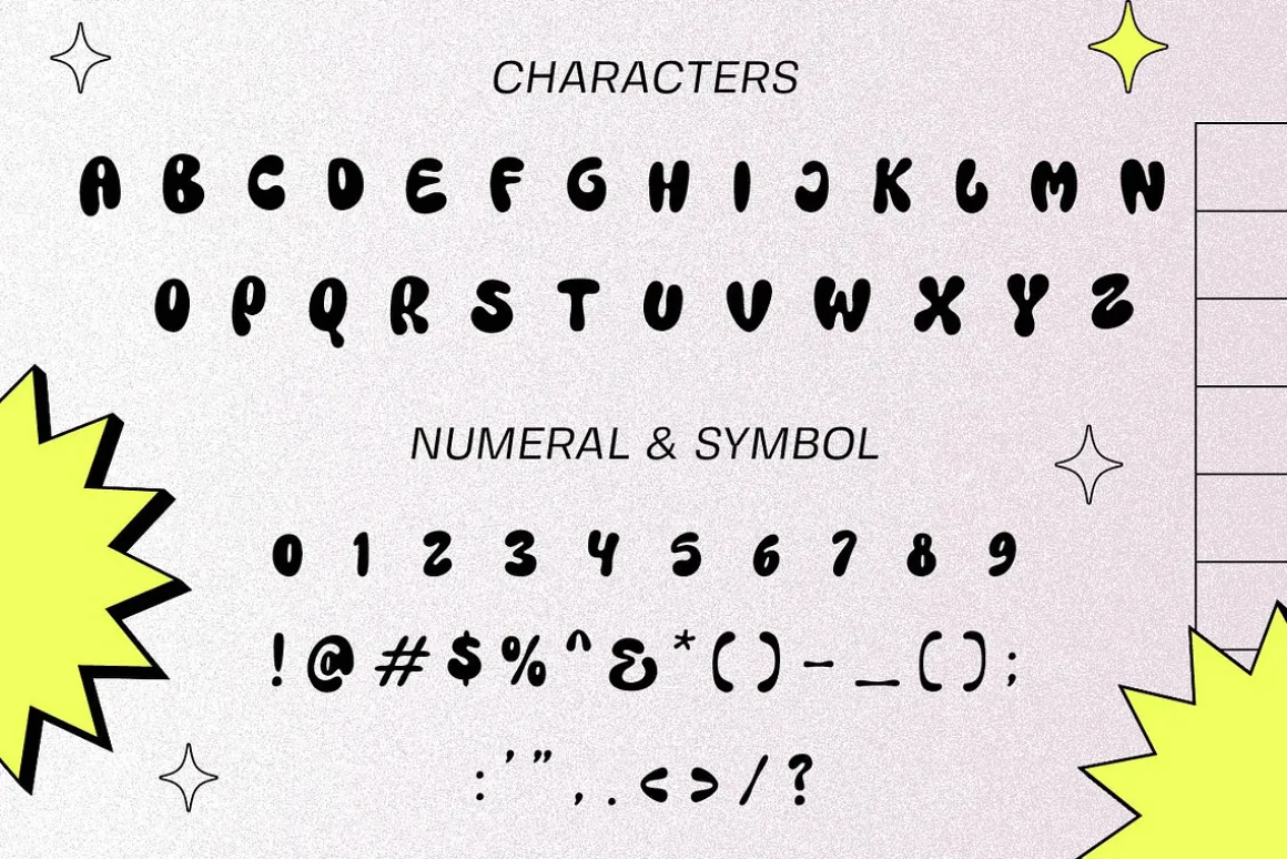 Candler - Cute Bubble Font