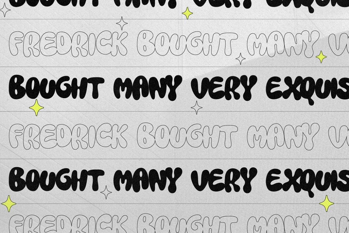 Candler - Cute Bubble Font