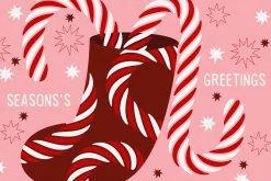 Candy Cane Script in Vector & PNG