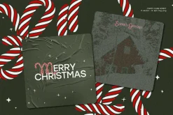 Candy Cane Script in Vector & PNG