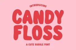 Candy Floss - Cute Bubble Font