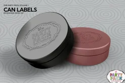Can Label Packaging Mockup