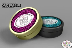 Can Label Packaging Mockup