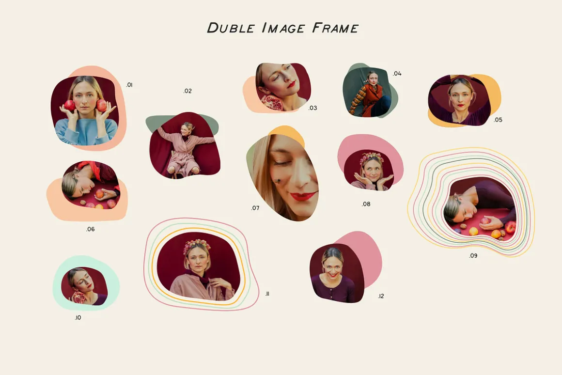 CANVA Elements Bubbles Arrows Frames