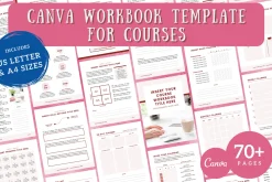 Canva Workbook Template Courses
