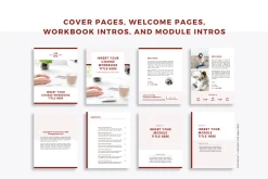 Canva Workbook Template Courses