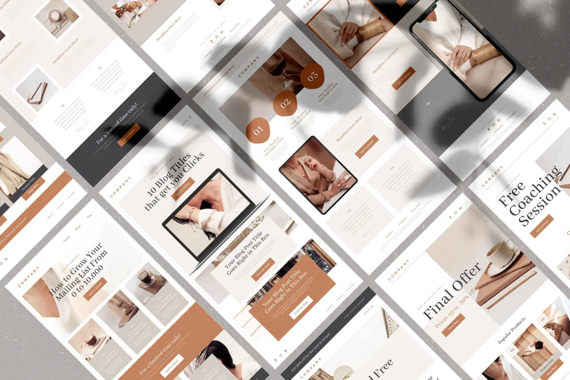 24 CANVA Newsletter Templates