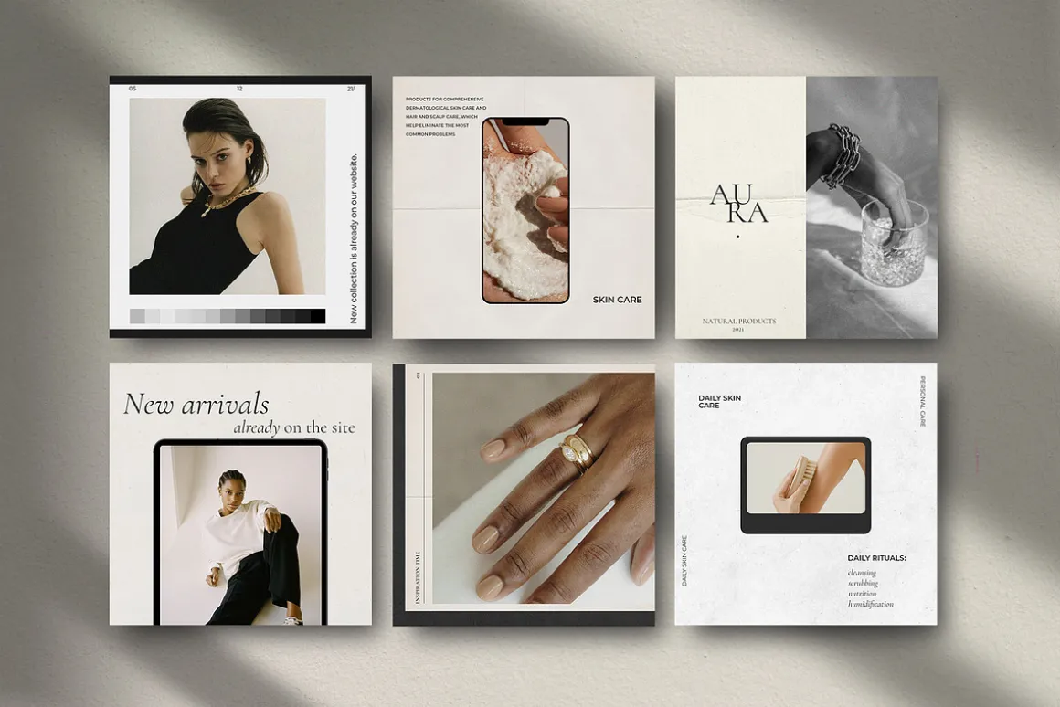 CANVA & PS/Paper love Instagram pack