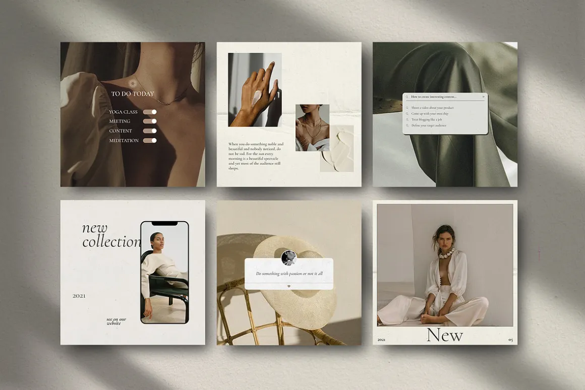 CANVA & PS/Paper love Instagram pack