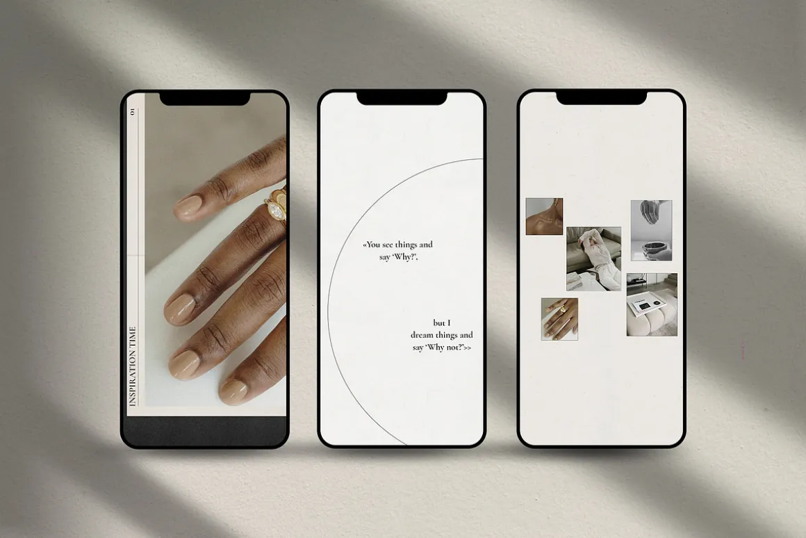 CANVA & PS/Paper love Instagram pack