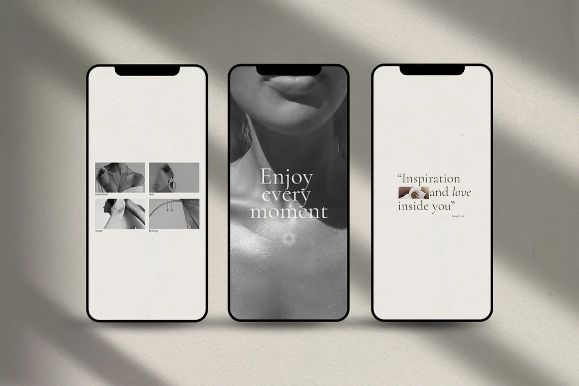 CANVA & PS/Paper love Instagram pack
