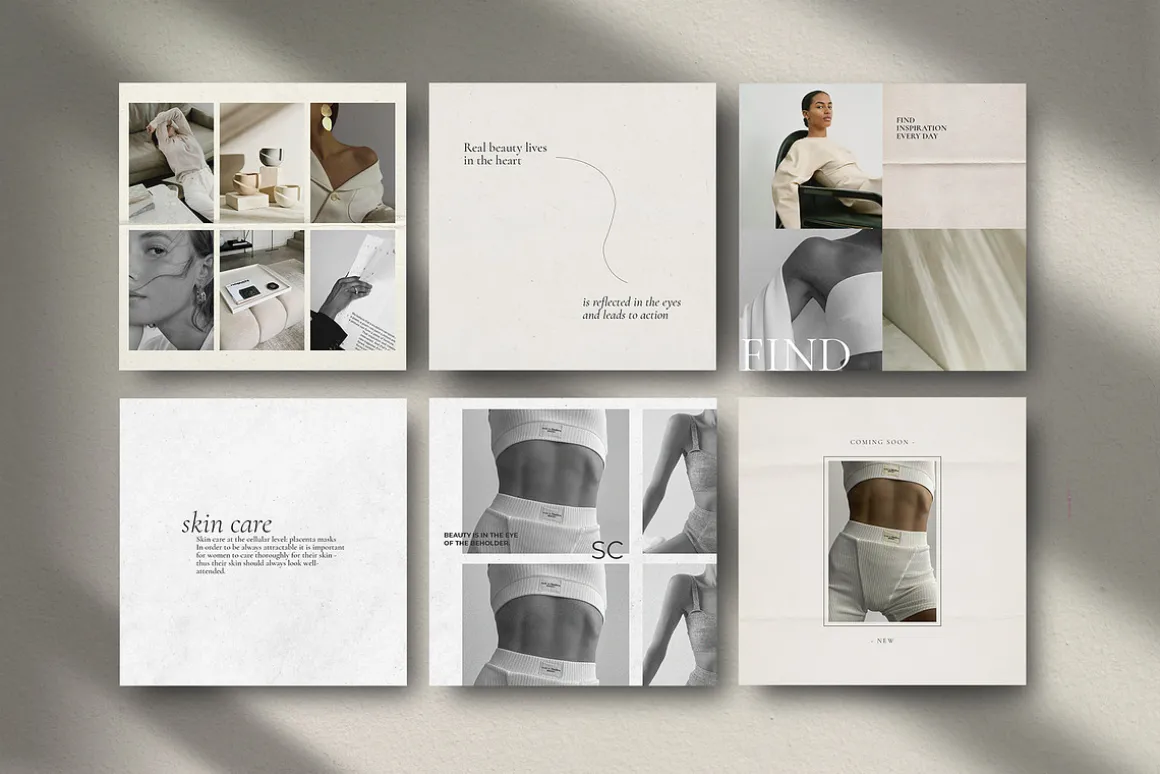 CANVA & PS/Paper love Instagram pack