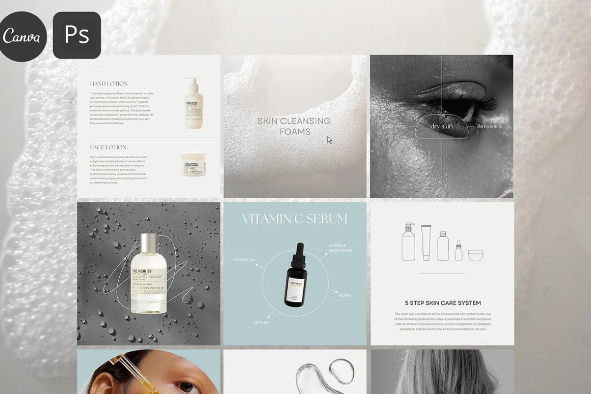 CANVA & PS/Skin Care Social Media
