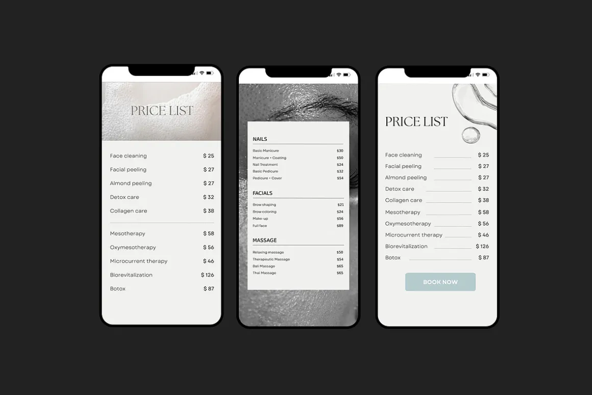 CANVA & PS/Skin Care Social Media
