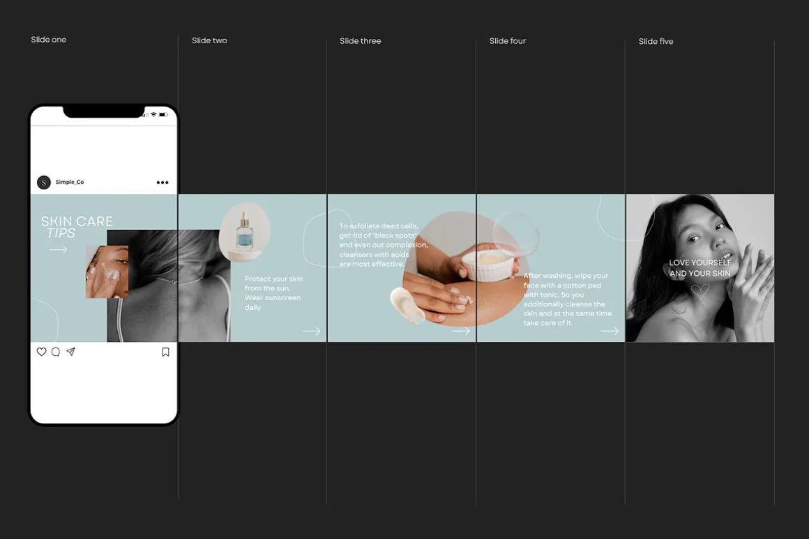 CANVA & PS/Skin Care Social Media