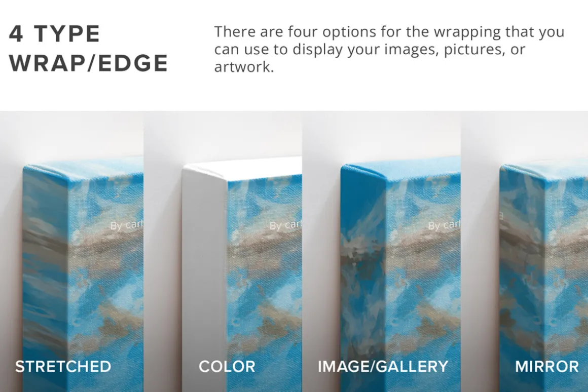 Canvas Close-Up Mockups