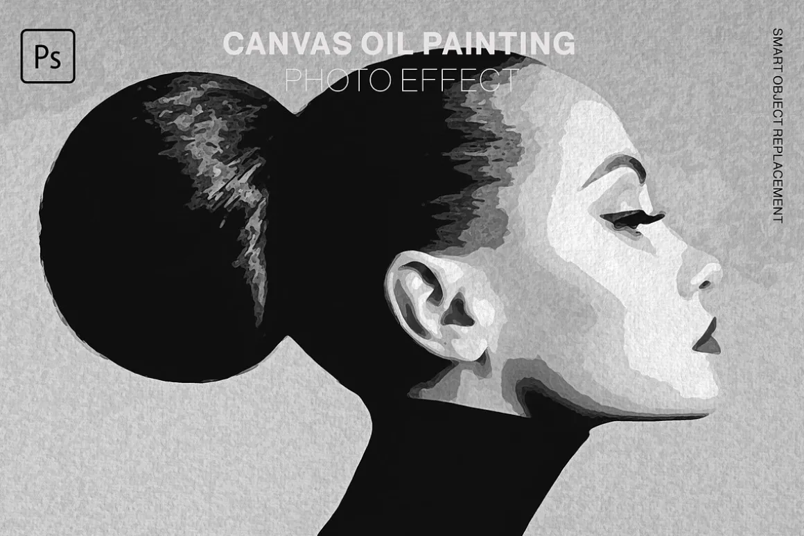 Canvas Oil Painting Photo Effect