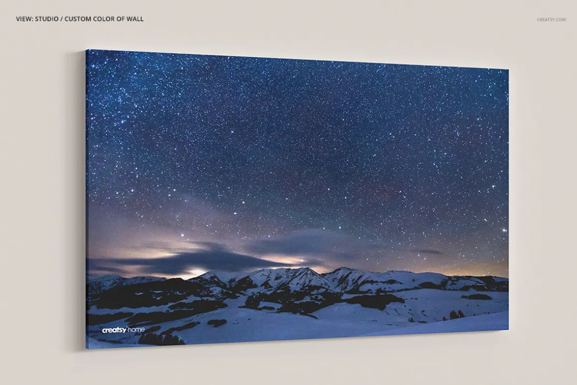 Canvas Print Many Sizes Mockup Set