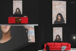 Canvas Print Many Sizes Mockup Set