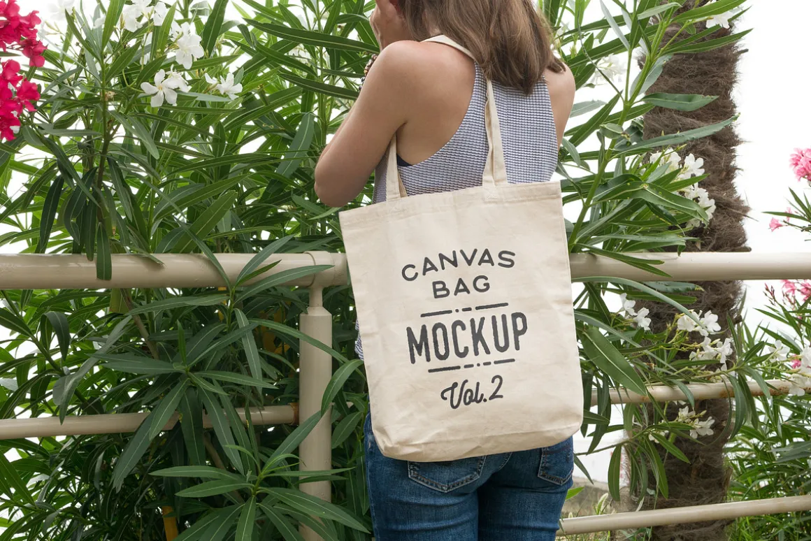 Canvas Tote Bag Mockups Pack Vol. 2