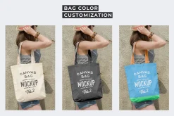 Canvas Tote Bag Mockups Pack Vol. 2