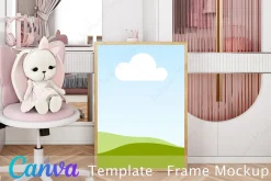 Canva Template | Kids Frame Mockup