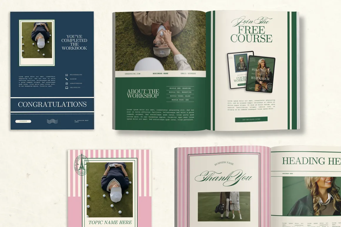 Canva Workbook Template for Coaches