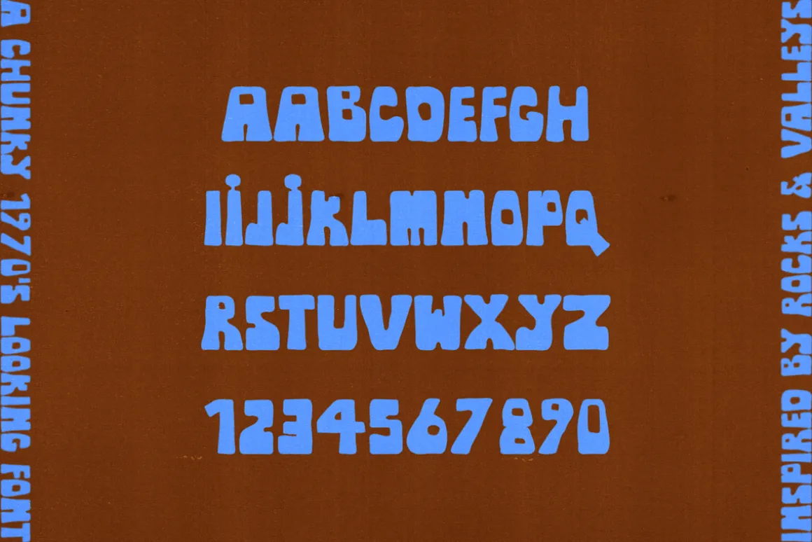 Canyon - Hand Drawn Western Font